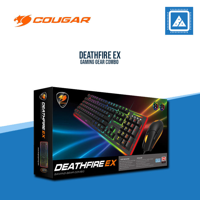 COUGAR COMBO KEYBOARD DEATHFIRE EX HIBRID 8 COLOR BACKLIGHT / MICE ADNS-5050 2000DPI COUGAR COMBO KEYBOARD DEATHFIRE EX HIBRID 8 COLOR BACKLIGHT / MICE ADNS-5050 2000DPI